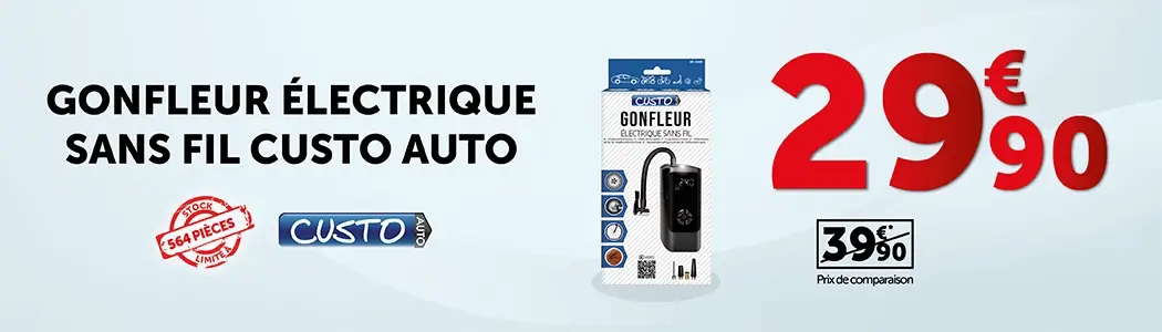 Gonfleur Custo auto 29,90 €