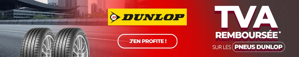 Pneus Dunlop TVA remboursée