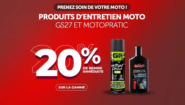 Produits d'entretien Motopratic & GS27