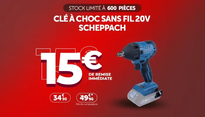 Clé à choc SCHEPPACH