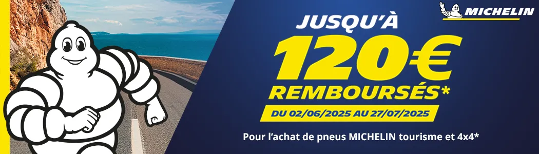 ODR Michelin jusqu'à 120€ remboursés