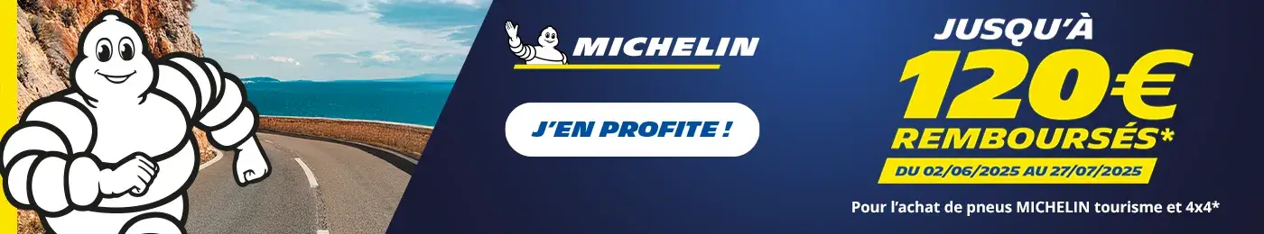 ODR MICHELIN jusqu'à 120 € remboursés