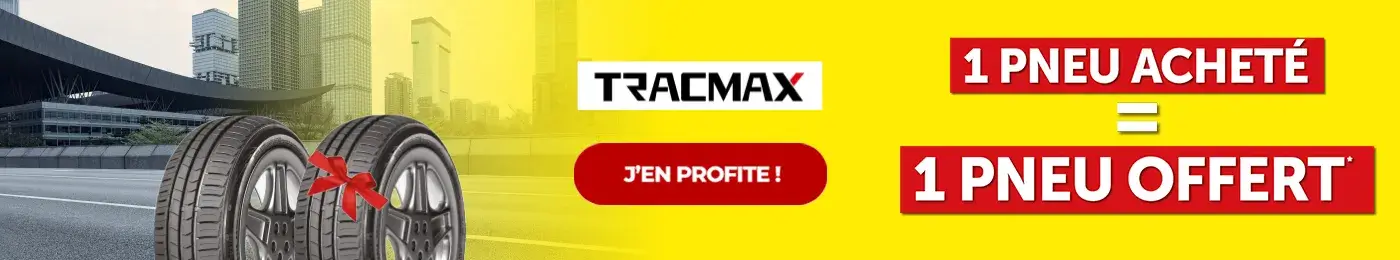 Pneus Tracmax 1 acheté = 1 offert