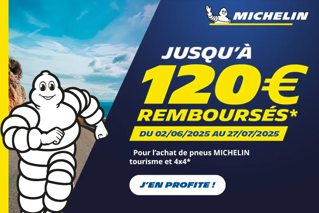 ODR MICHELIN jusqu'à 120 € remboursés