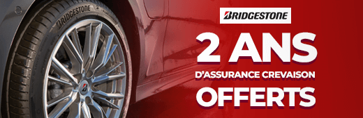 Assurance crevaison pneu Bridgestone 2 ans