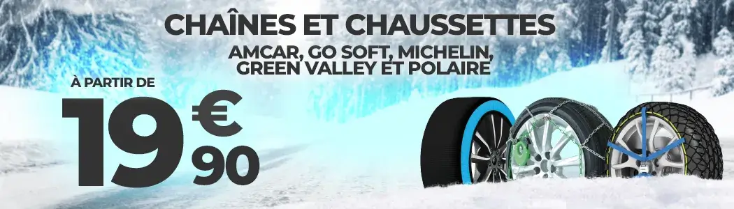 Chaînes et chaussettes à partir de 19,90€ ban_résultat_produit_châines_et_chaussettes_OP01_2026.webp