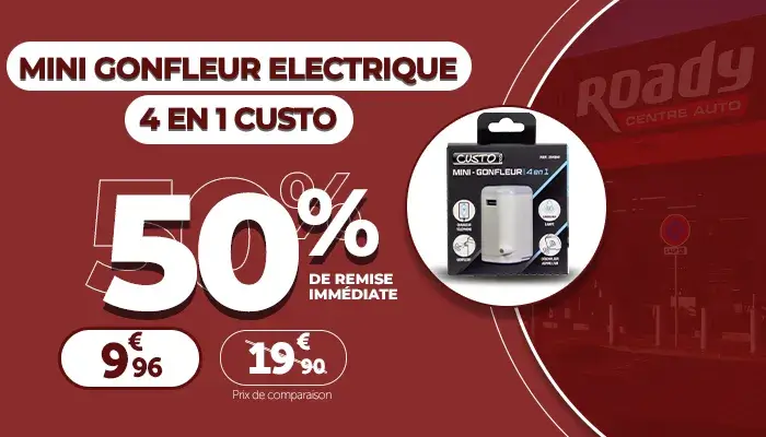Mini gonfleur électrique 50% de remise immédiate