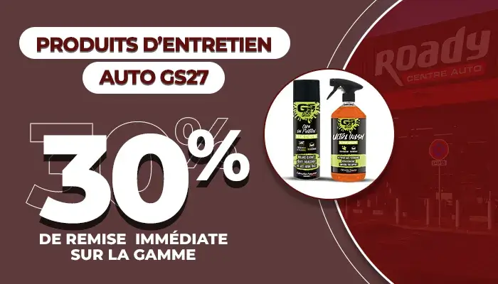 Produits d'entretien AUTO GS27 30% de remise immédiate