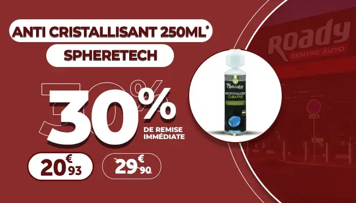 Anti cristallisant 30% de remise immédiate