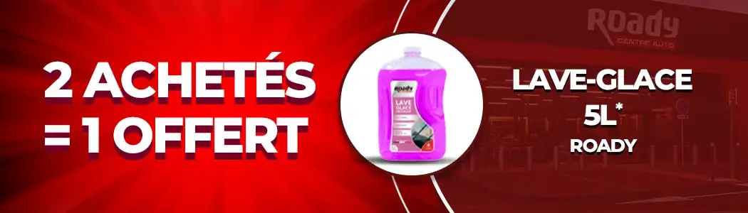 Lave glace 5L 2 achetés= 1 offert Lave glace 5L 2 achetés= 1 offert