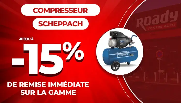 Compresseur SCHEPPACH - 15% de remise immédiate