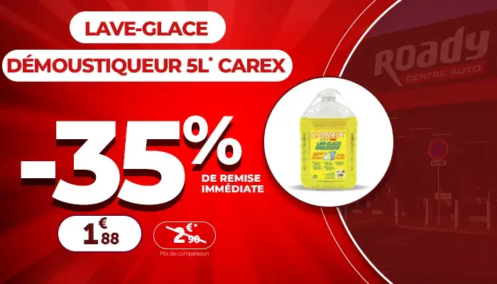 Lave-glace démoustiqueur 5L CAREX - 35% de remise immédiate