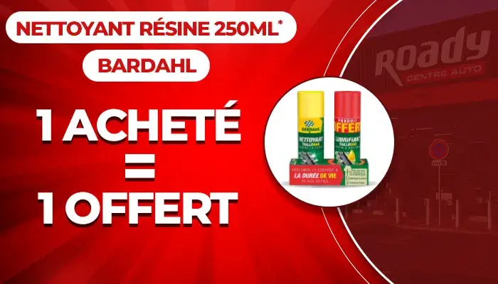 Nettoyant résine BARDAHL - 1 acheté = 1 offert