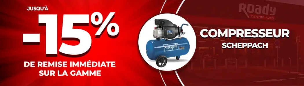 Compresseur SCHEPPACH - 15% de remise immédiate Compresseur SCHEPPACH - 15% de remise immédiate