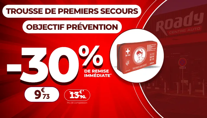 Trousse premiers secours Objectif Prévention - 30% de remise immédiate