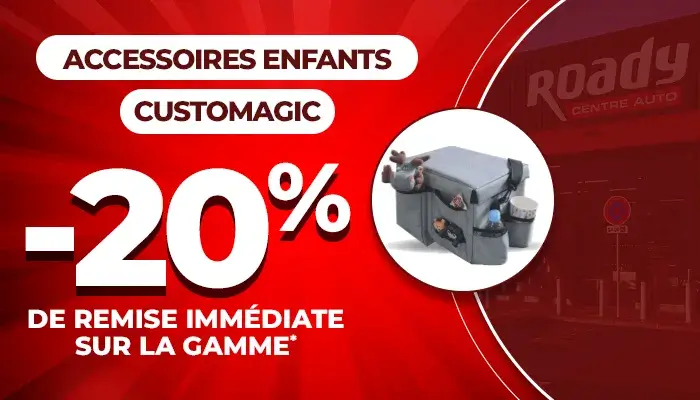 Accessoires enfants CUSTOMAGIC - 20% de remise immédiate