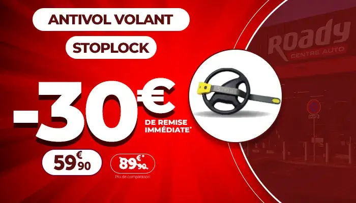 Antivol volant STOPLOCK - 30€ de remise immédiate