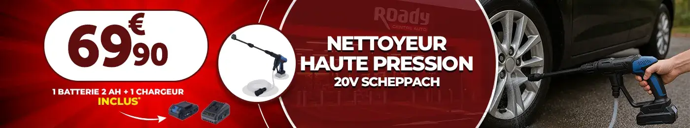 Nettoyeur haute pression 20V SCHEPPACH - batterie et chargeur inclus