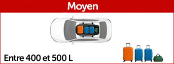 Coffre de toit moyen