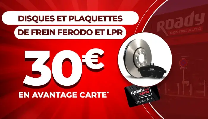Disques et plaquettes de frein