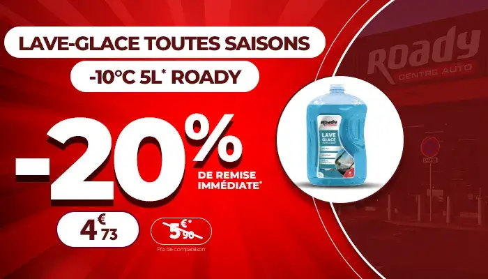 Lave-glace roady toutes saisons