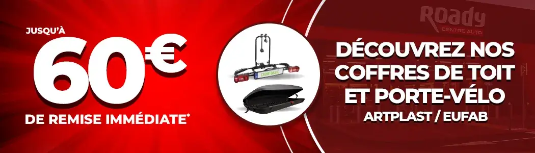 Coffre de toit et porte vélos Coffre de toit et porte vélos