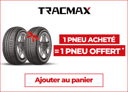 TRACMAX - 1 pneu acheté = 1 pneu offert