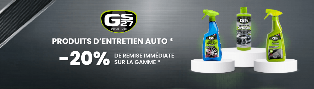 Gamme produits d'entretien auto GS27