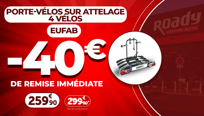 Porte vélos attelage EUFAB