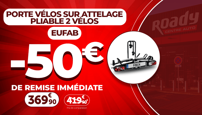 Porte vélos sur attelage 2 vélos