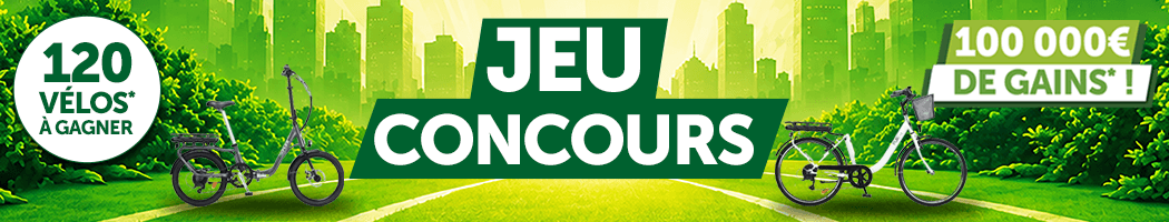 Jeu Concours Mobilité - 120 vélos à gagner