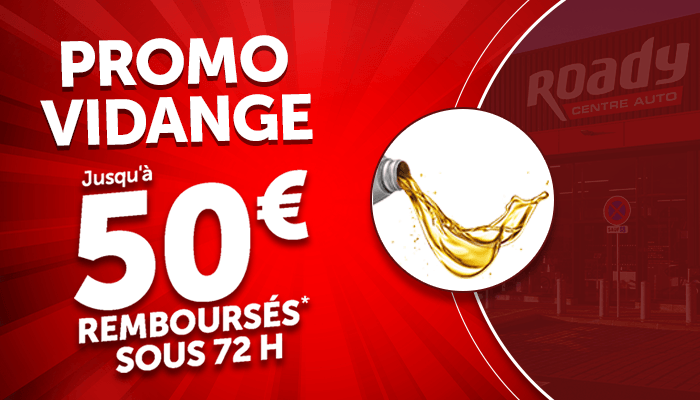 Offre vidage jusqu'à 50€ de remboursé en 72h Offre vidage jusqu'à 50€ de remboursé en 72h