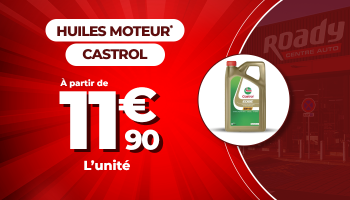 Offre huiles moteur CASTROL Offre huiles moteur CASTROL