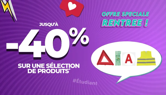 Offre spéciale rentrée