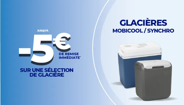 - 5 € de remise immédiate Glacières MOBICOOL/SYNCHRO
