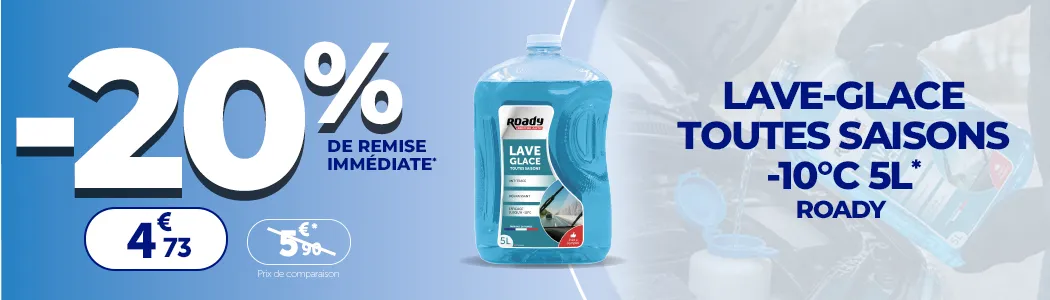 -20% de remise immédiate sur le lave glace toutes saisons Titre alternatif -20% de remise immédiate sur le lave glace toutes saisons