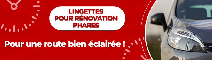 Lingettes rénovation phares