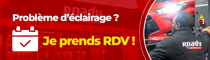 Problème d'éclairage ? Je prends rendez-vous !