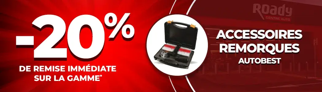 Accessoires remorques AUTOBEST - 20% de remise immédiate Accessoires remorques AUTOBEST - 20% de remise immédiate