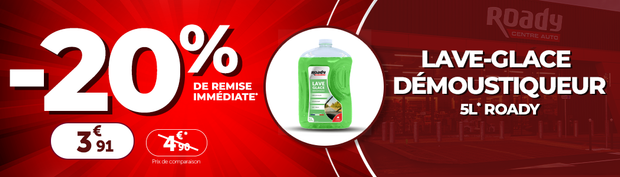 20% de remise immédiate lave-glace démoustiqueur 20% de remise immédiate lave-glace démoustiqueur