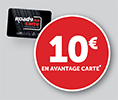 10€ en avantage carte sur les huiles Total 5L