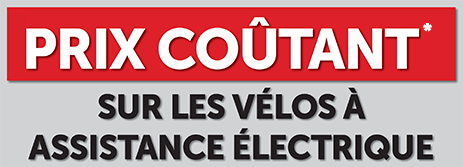 Prix coûtant sur les vélos à assistance électrique