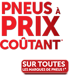 Prix coûtant sur tous les pneus