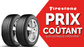 Prix coûtant sur les pneus FIRESTONE