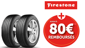 Jusqu'à 80€ remboursés sur les pneus Firestone