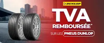 OP05 Pneus Dunlop TVA remboursée