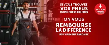 Offre sur vos pneus
