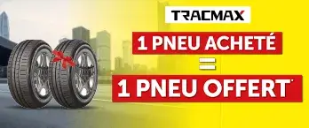 Pneus Tracmax 1 acheté = 1 offert