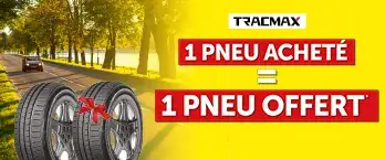 1 = 2 Pneus Tracmax