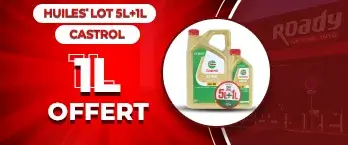 Huiles castrol lot l 5L+1L